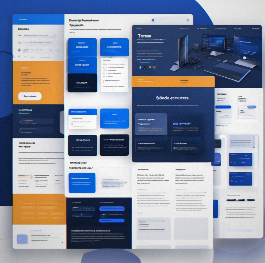 Documentation page for a design system with component breakdowns, usage notes, and code samples