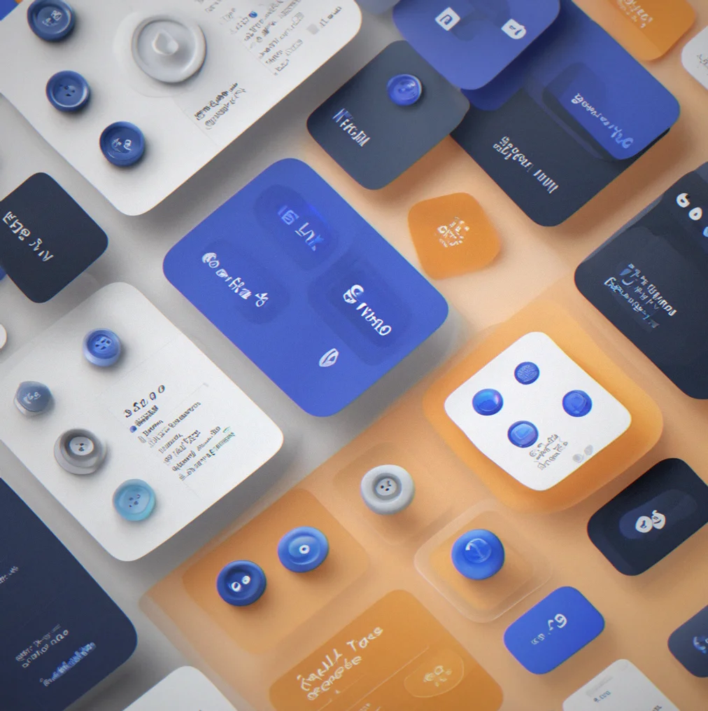 Figma button component with a dozen nested variants covering different states, sizes, and icons